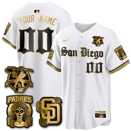 SD 2026 City Connect x Tony Gwynn Patch Vapor Premier Limited Custom Jersey - All Stitched - V2