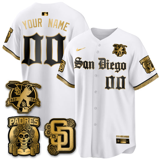 SD 2026 City Connect x Tony Gwynn Patch Vapor Premier Limited Custom Jersey - All Stitched - V2