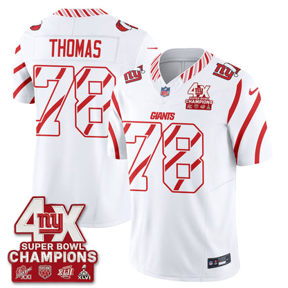 New York Giants  Xmas Edition Vapor Jersey - Stitched