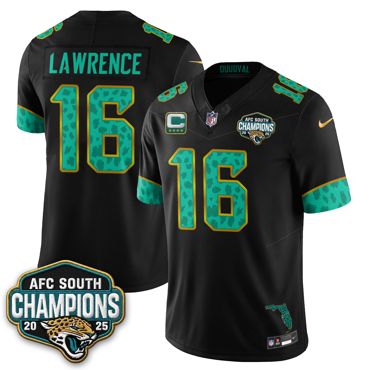 Jacksonville Jaguars Fangear Edition Vapor Jersey - Stitched