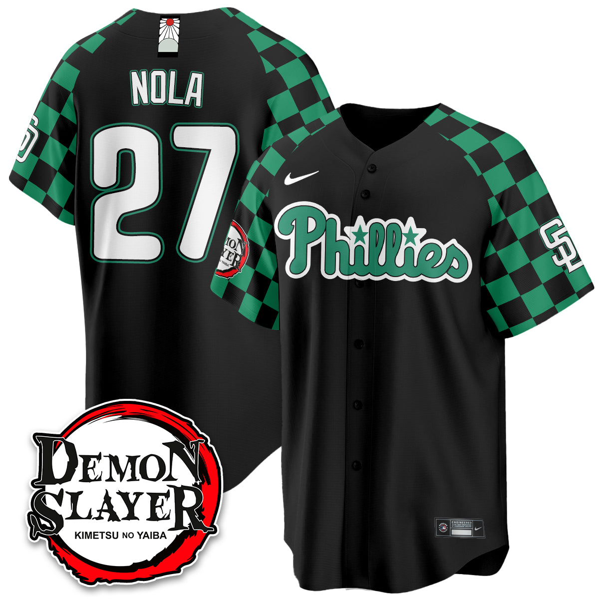 Philadelphia Phillies Demon Slayer Vapor Limited Jersey - Stitched