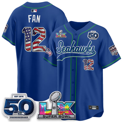 SEA SB LX Champs America Edition Vapor Baseball Jersey - Stitch