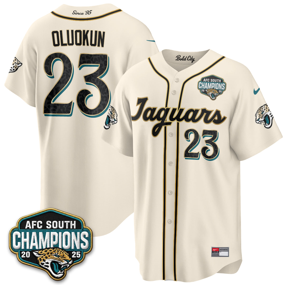 Jacksonville Jaguars 2026 Rivalries Baseball Vapor Jersey - Stitched