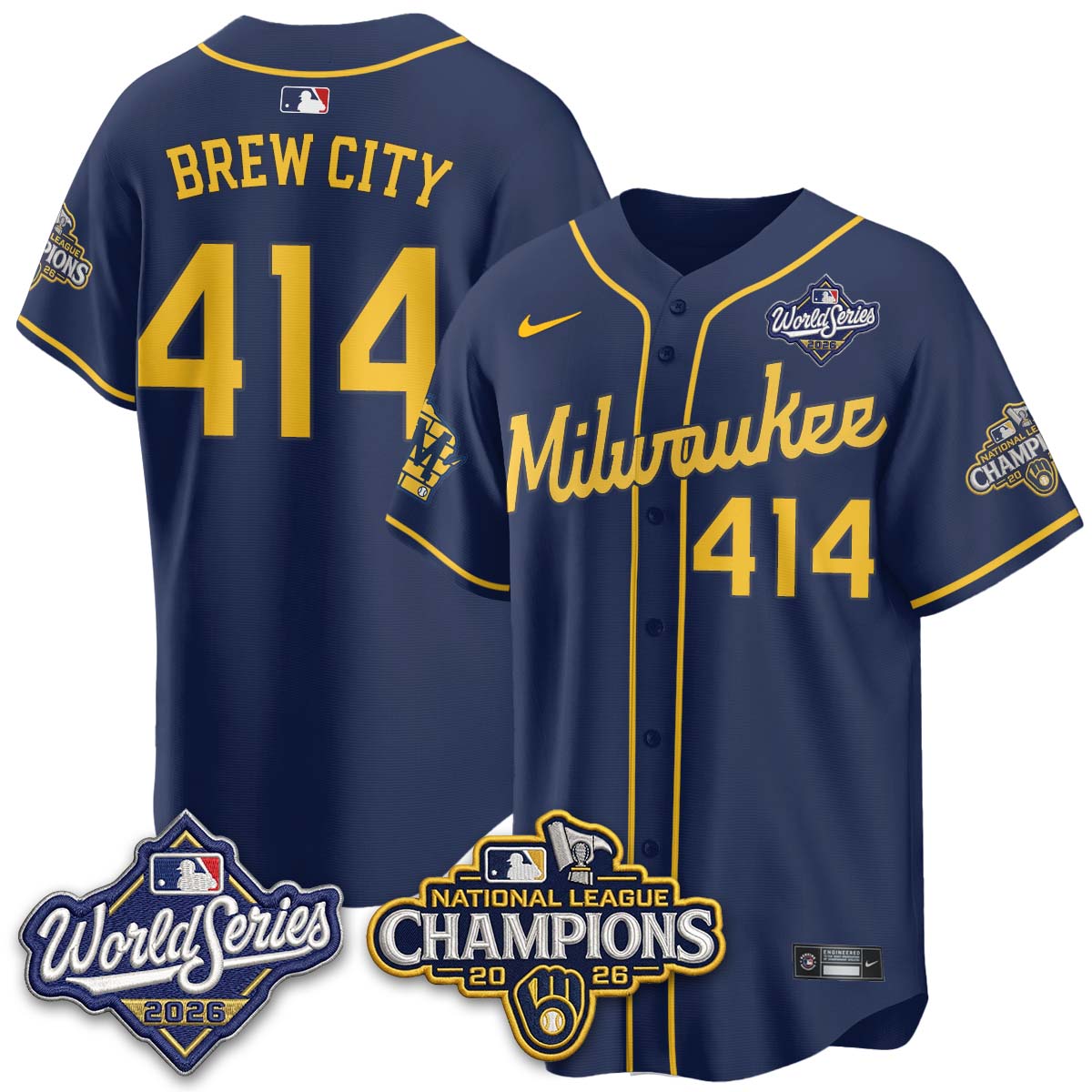 MIL 2026 NL Champions Vapor Jersey - Stitched n1