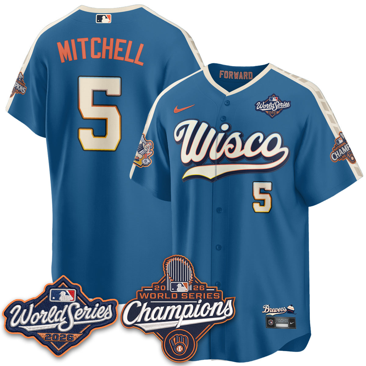 MIL 2026 WS Champions Vapor Jersey - Stitched