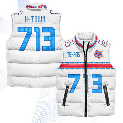Houston Texans 2026 Rivalries Puffer Vest - Printed