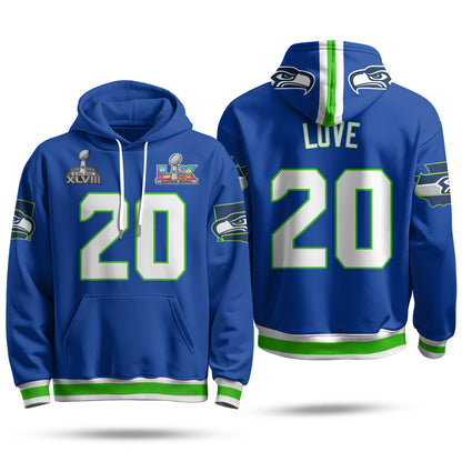 SEA S.Bowl Champs Fleece Hoodie - Printed