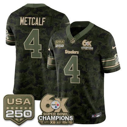 Pittsburgh Steelers 2026 Salute to Service Edition Vapor Jersey - Stitched