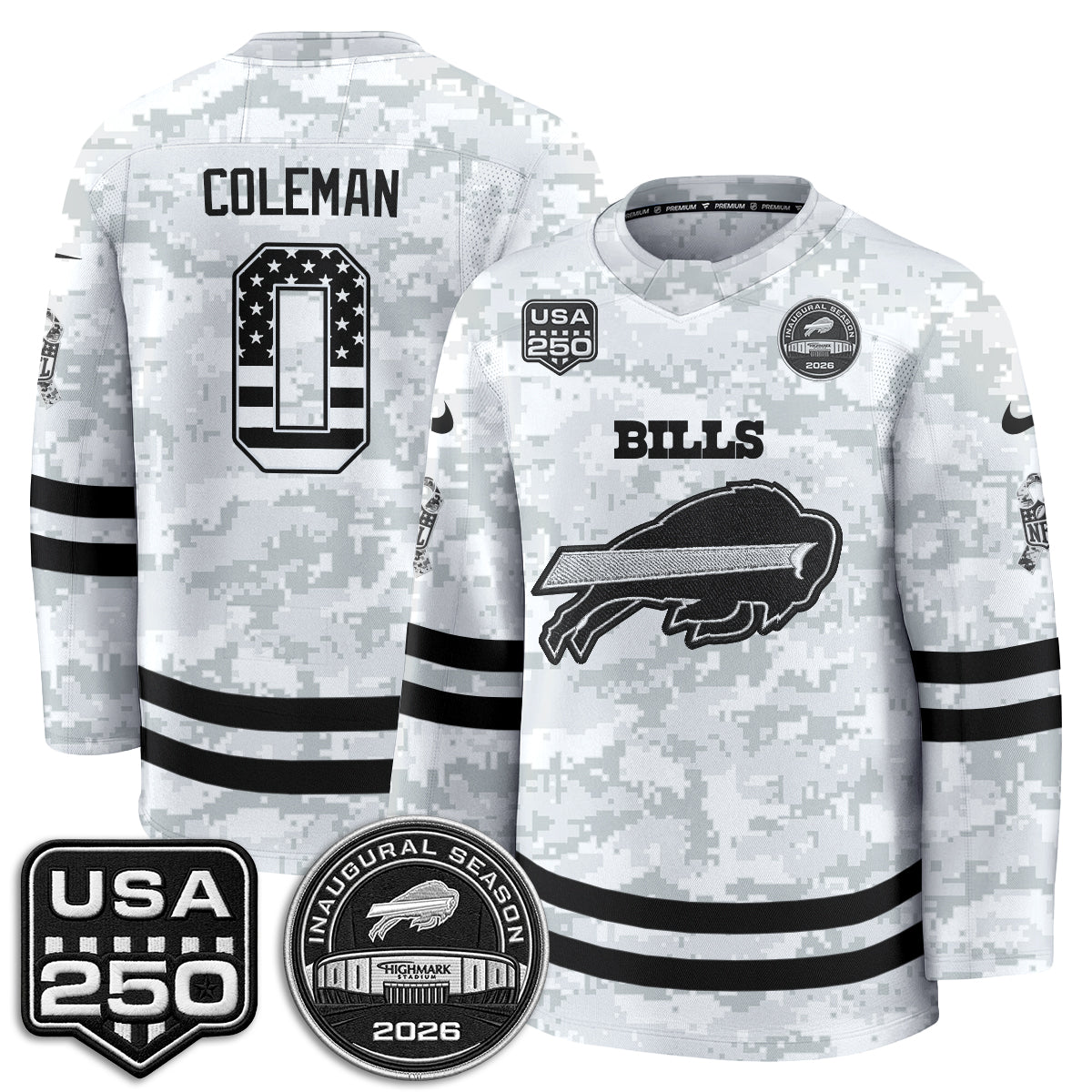 BUF 2026 Salute To Service Edition Hockey Jersey - Printed