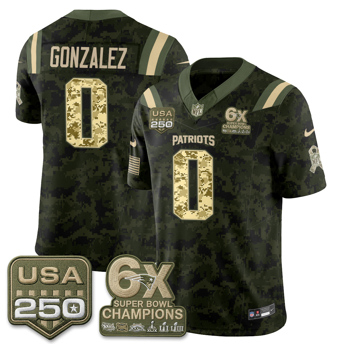 NE 2026 Salute to Service Edition Vapor Jersey - Stitched