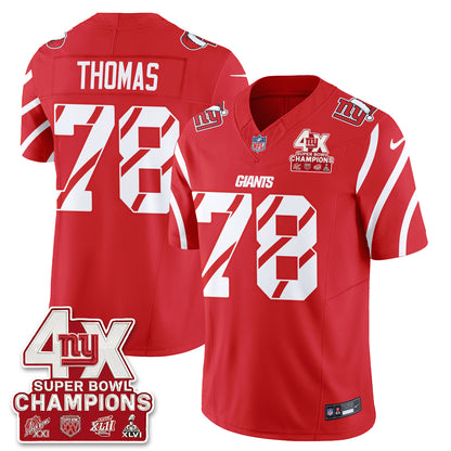 New York Giants  Xmas Edition Vapor Jersey - Stitched