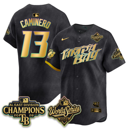 TB 2026 AL Champions Gold Edition Vapor Jersey - Stitched