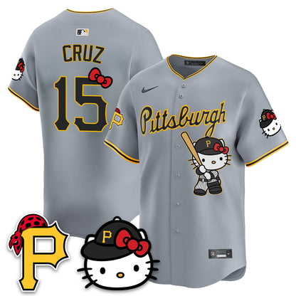 Pittsburgh Pirates x Meow KT Vapor Limited Jersey - Stitched