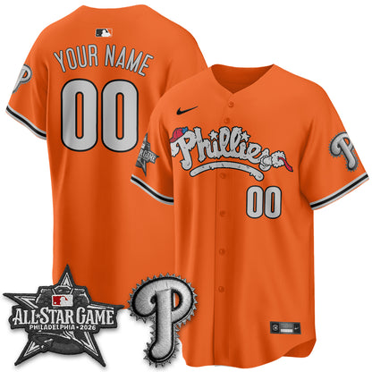 Philadelphia Phillies All Star Game 2026 Vapor Limited Custom Jersey - Stitched