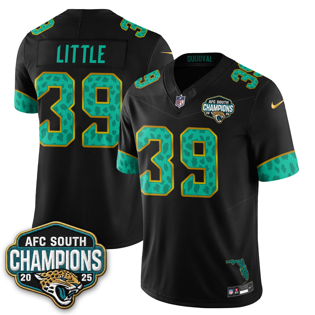 Jacksonville Jaguars Fangear Edition Vapor Jersey - Stitched