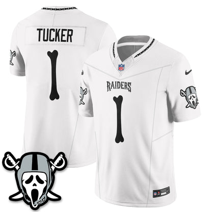 Las Vegas Raiders x Ghost Face Edition Vapor Jersey - Stitched