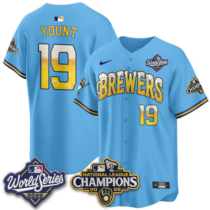 MIL "Pitcher & Pint" 2026 NL Champions Vapor Jersey - Stitched
