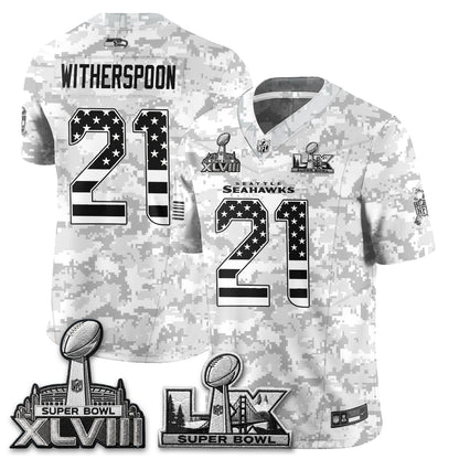 Seattle Seahawks 2026 Salute to Service Edition Vapor Jersey V2- Stitched