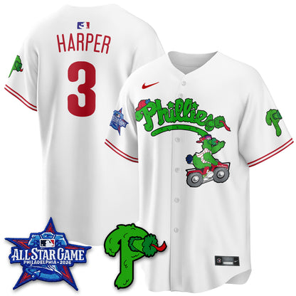 Philadelphia Phillies Phanatic Vapor Limited Jersey V2- Stitched