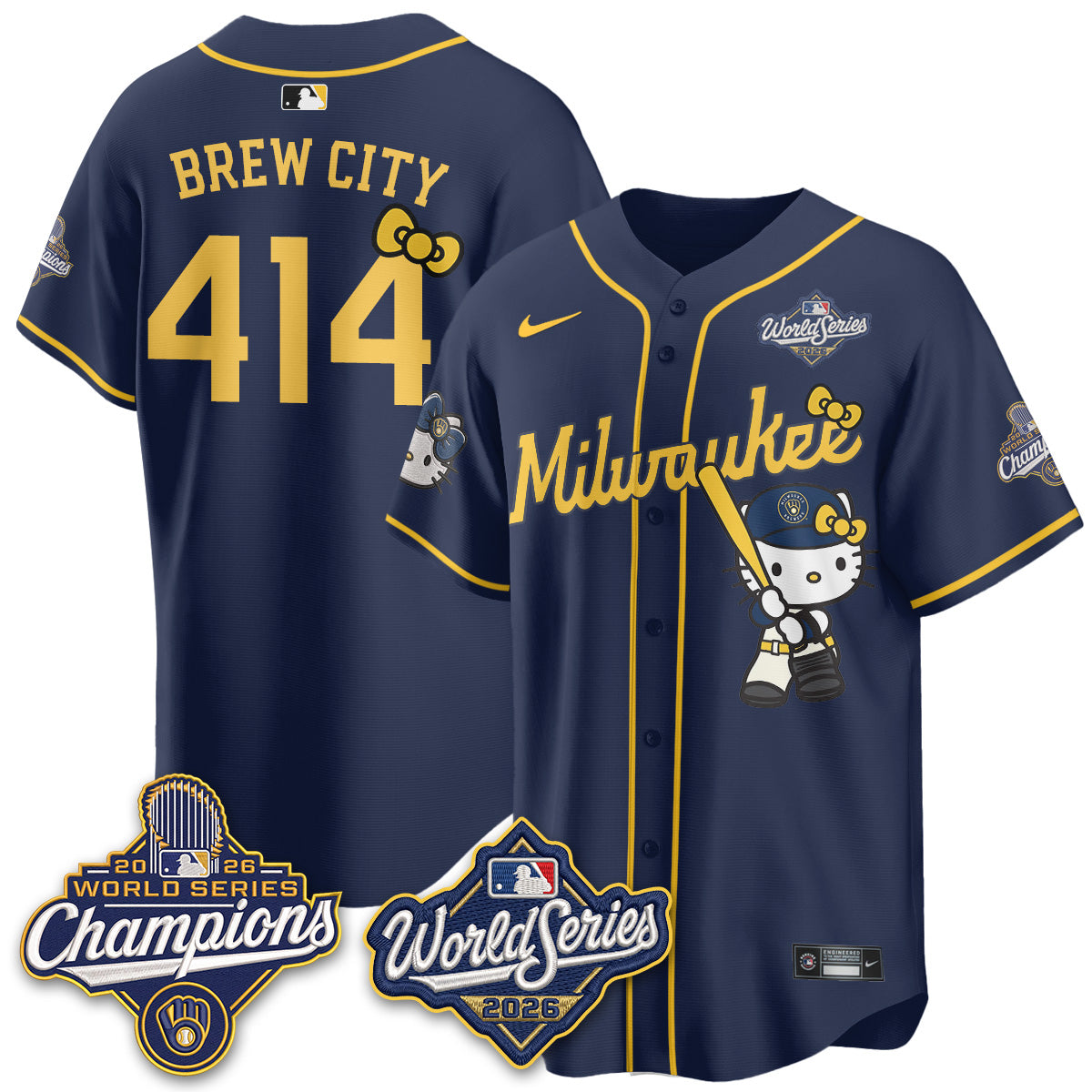 MIL 2026 WS Champions x Meow KT Vapor Jersey - Stitched