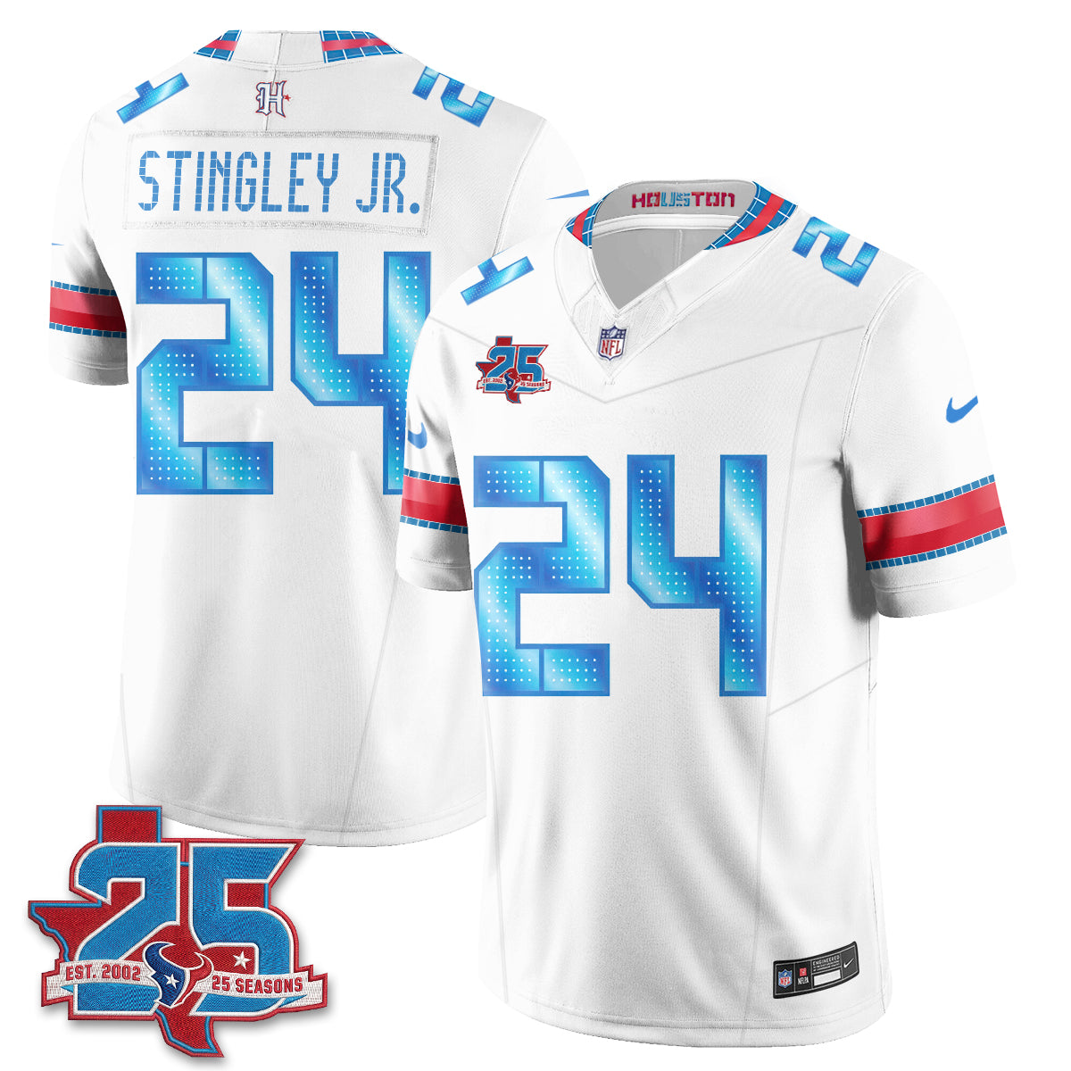 Houston Texans 2026 Rivalries Vapor Jersey - Stitched