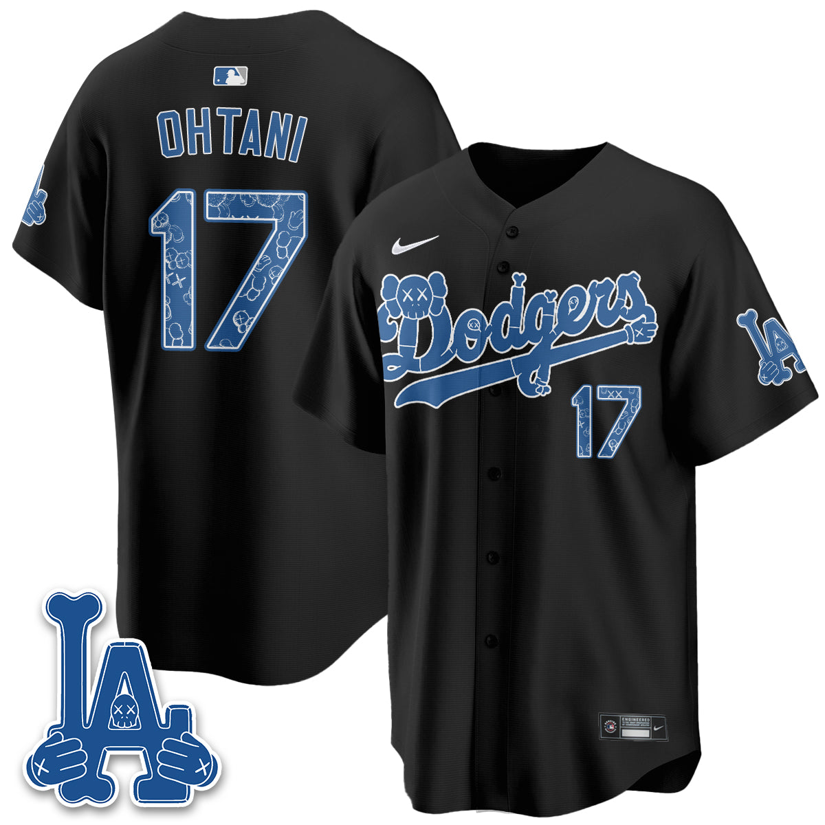 Los Angeles Dodgers x KAWS Edition Vapor Jersey V2- Stitched