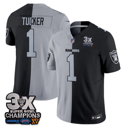 Las Vegas Raiders Split Edition Vapor Jersey - Stitched