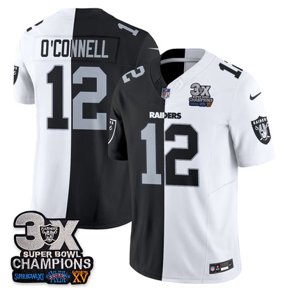 Las Vegas Raiders Split Edition Vapor Jersey - Stitched