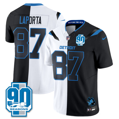 DET Rivalries Split Edition Vapor Jersey - Stitched