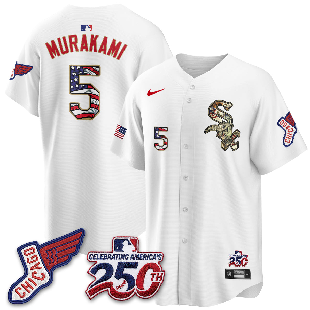CWS 2026 Independence Day USA Vapor Jersey - Stitched