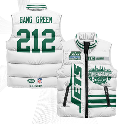NYJ Gotham City Puffer Vest - Printed