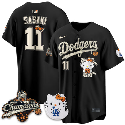 Los Angeles Dodgers Halloween 2026 Vapor Jersey V2- Stitched