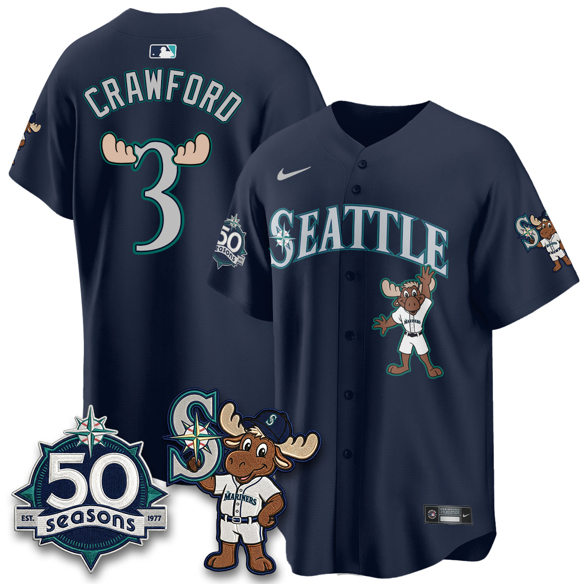 SEA Mascot Jersey - All Stitched
