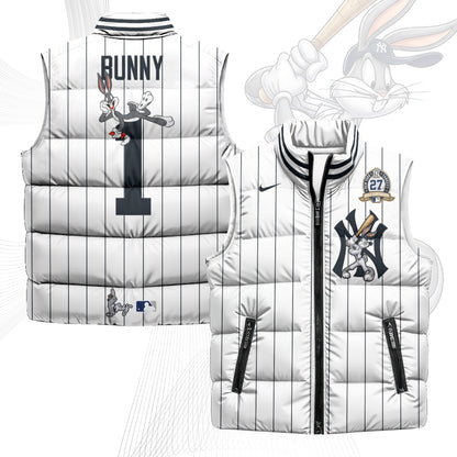 New York Yankees Edition Unisex Puffer Vest - Printed