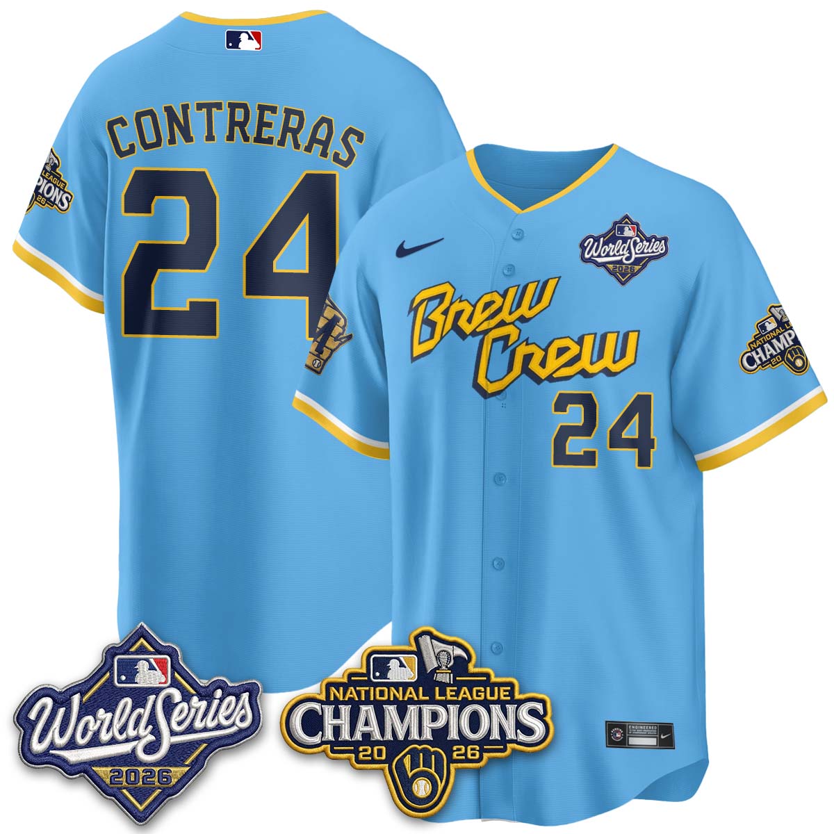 MIL 2026 NL Champions Vapor Jersey - Stitched n1