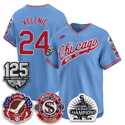 CWS 125th Anniversary - W.S Champions Edition Vapor Jersey - Stitched