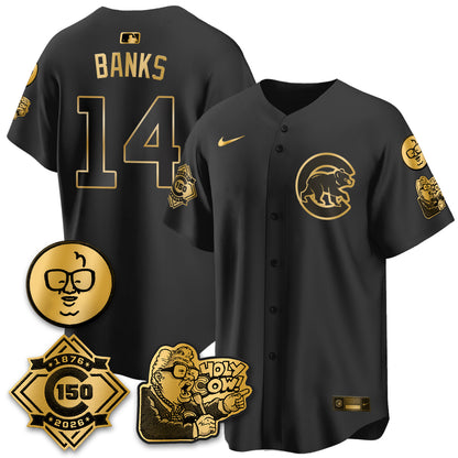 CHC 150th Anniversary Harry Caray Holy Cow Vapor Premier Limited Jersey - All Stitched V3