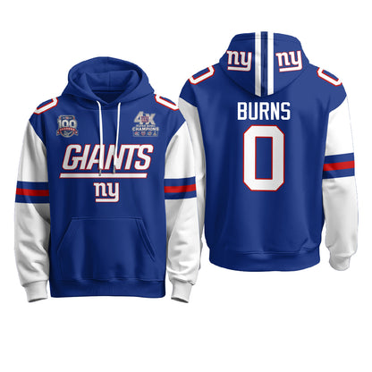 New York Giants 4X Champs S.Bowl Hoodie - Stitched