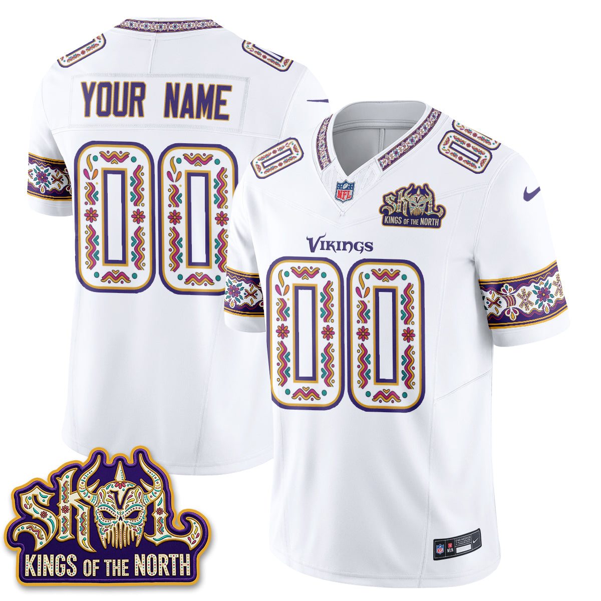 MIN  Latino Heritage Month Vapor Custom Jersey - Stitched