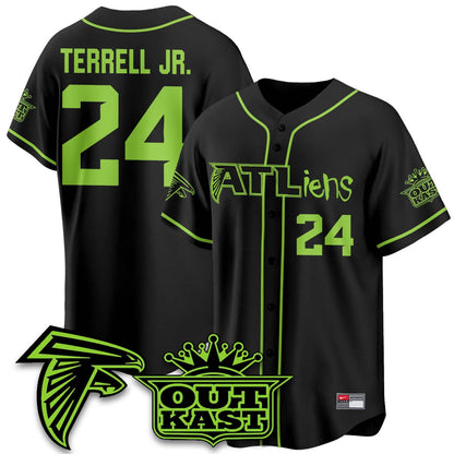 ATL 30th Anniversary ATLiens Baseball Vapor Jersey - Stitched