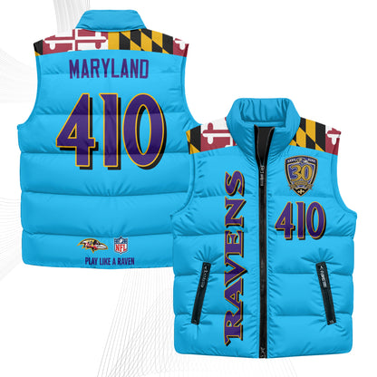 BAL Maryland Puffer Vest - Printed