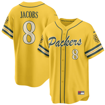 Green Bay Packers 2026 Rivalries Baseball Vapor Jersey - Stitched