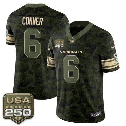 Arizona Cardinals 2026 Salute to Service Vapor Jersey - Stitched