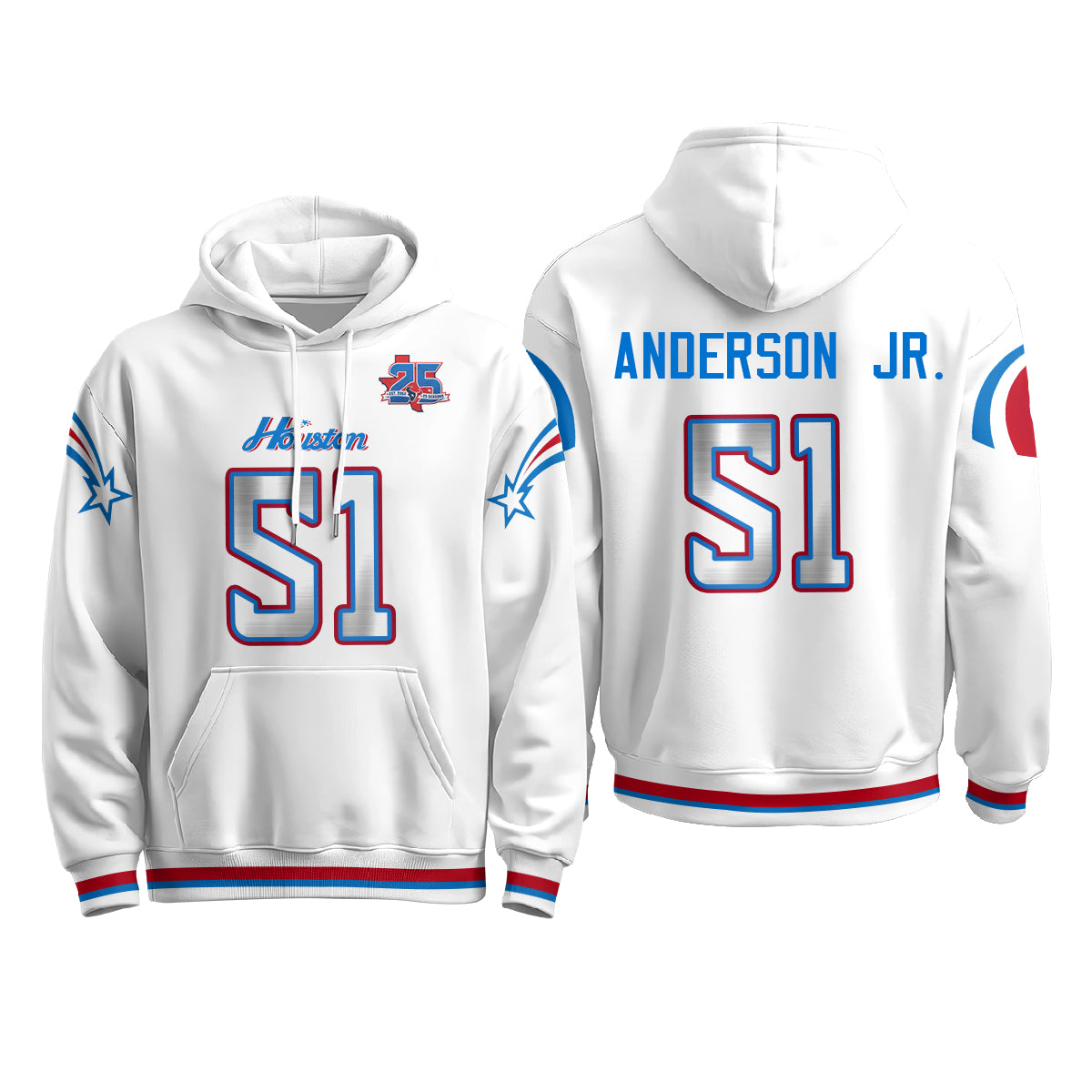 HOU Star Edition Pullover Hoodie - Printed