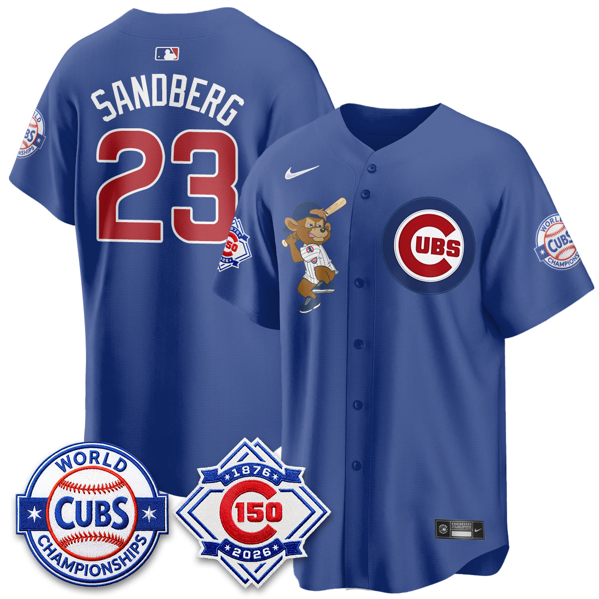 Chicago Cubs Clark Edition Vapor Limited Jersey - Stitched