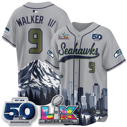 Seattle Seahawks City Edition Vapor Baseball Jersey - Stitch