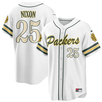 Green Bay Packers 2026 Rivalries Baseball Vapor Jersey - Stitched