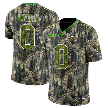 Oregon Ducks Camouflage 2026 Edition Vapor Jersey - Stitched