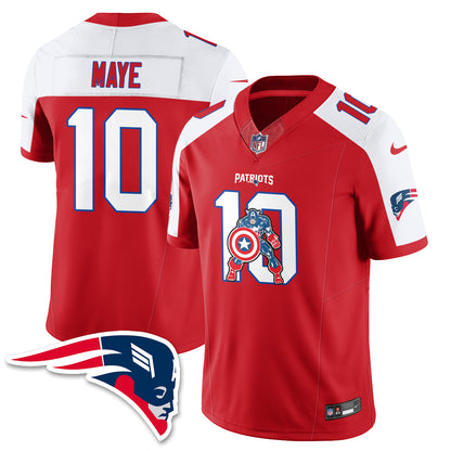 New England Patriots x Vibranium Shield Edition Vapor Jersey - Stitched