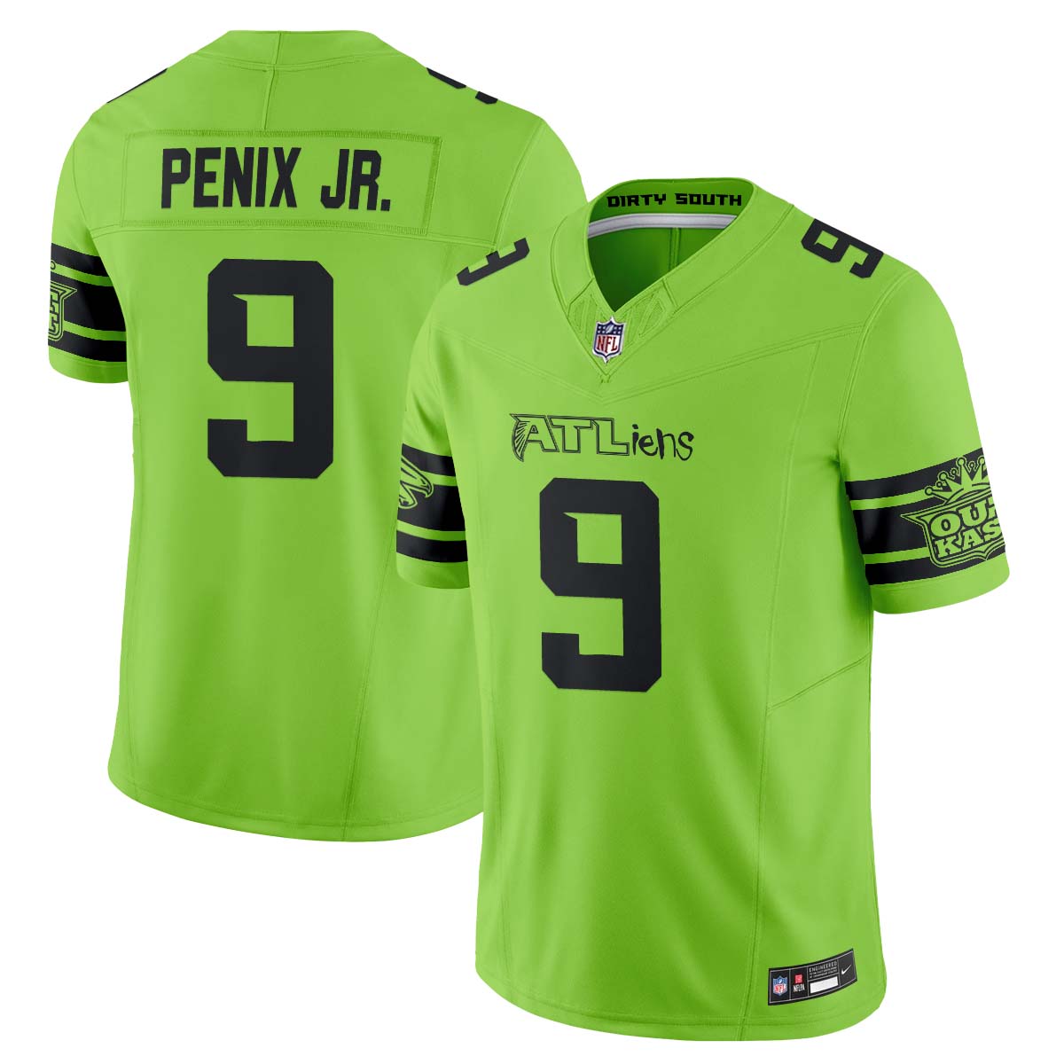 ATL 30th Anniversary ATLiens Vapor Jersey - Stitched